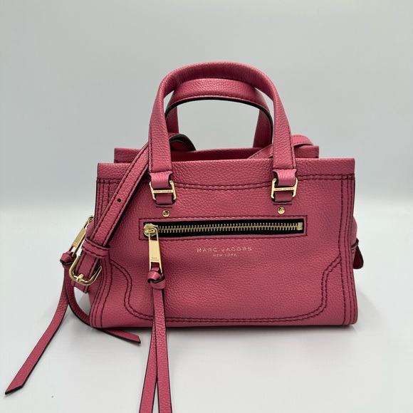 Marc Jacobs Bags Marc Jacobs Grained Leather Crossbody Satchel